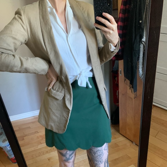 Mango linen blend blazer - Picture 1 of 4
